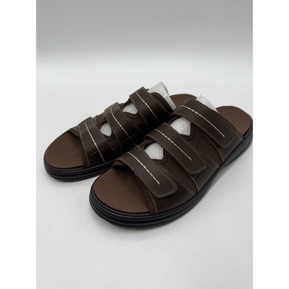 Propét Men\'s Hatcher Brown Sandals 11.5 Medium (D) Propet  NIB US 11 1/2 main image 8
